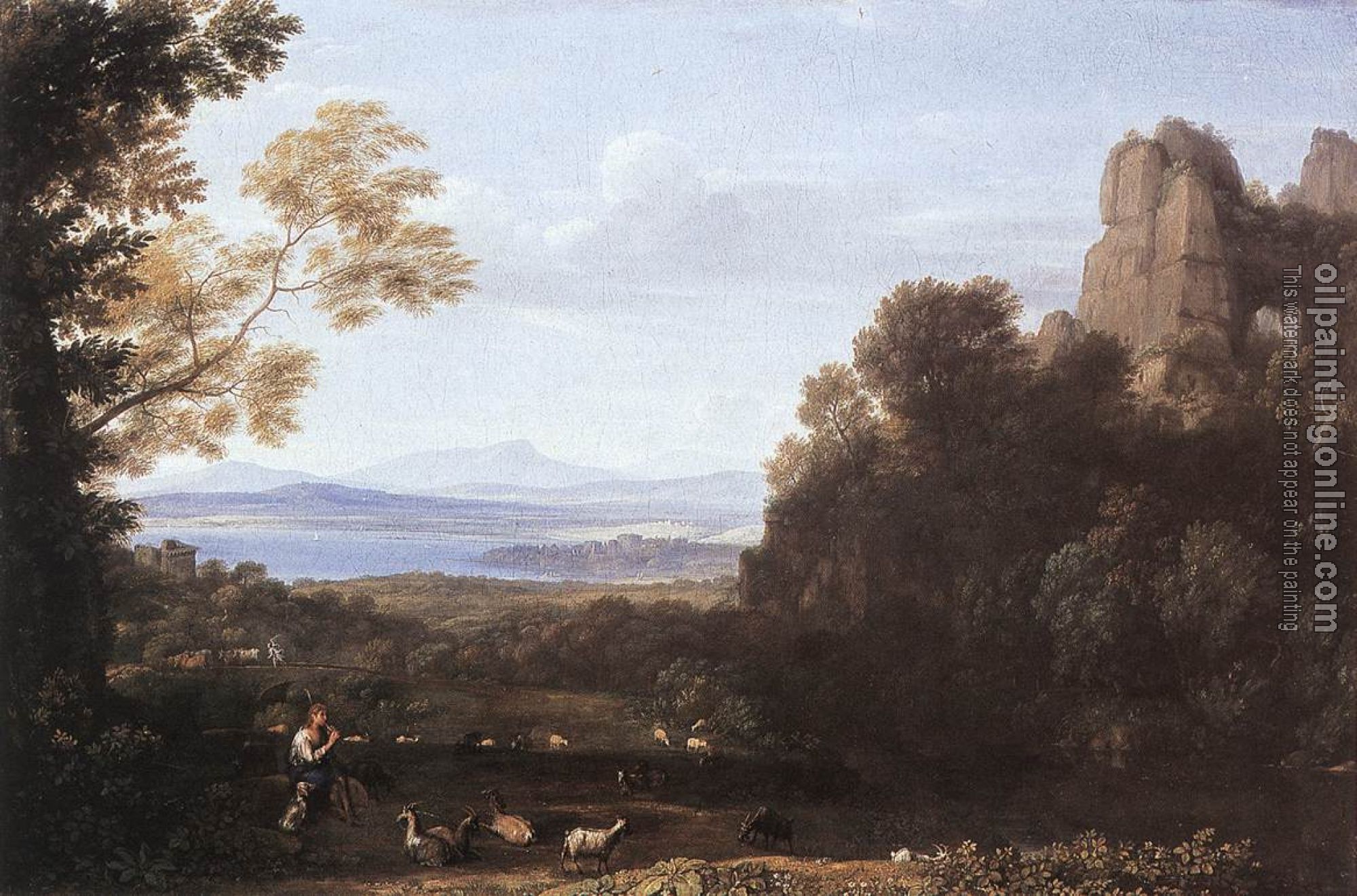 Lorrain, Claude - Landscape with Apollo and Mercury